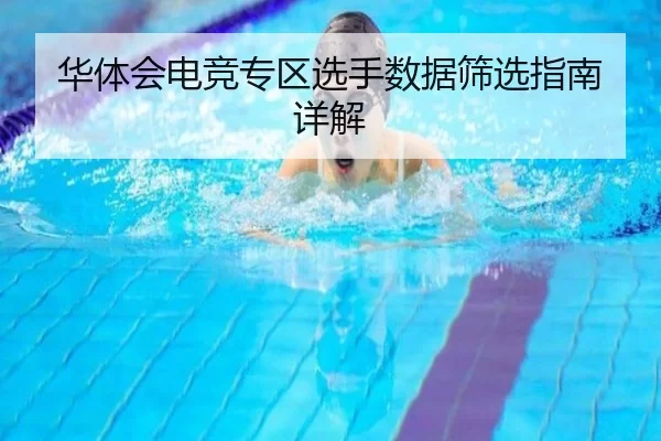 华体会电竞专区选手数据筛选指南详解