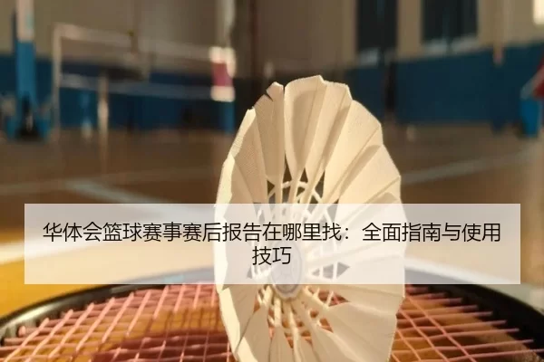 华体会篮球赛事赛后报告在哪里找：全面指南与使用技巧